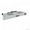 NTSS Модуль вентиляторный NTSS крепление на 19 1U, 2 элемента, электронный термоконтроллер, цифровой термодатчик, серый RAL 7035 NTSS-FAN2/19T