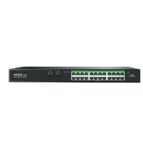 Коммутатор NETIS P124GC, неуправляемый