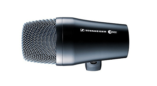 Микрофон [500199] Sennheiser [E 902] динамический ударных и инструментов низкого регистра, кардиоида, 20 - 18000 Гц