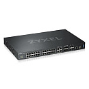 Коммутатор ZYXEL XGS4600-32-ZZ0102F L3 XGS4600-32, 24xGE, 4xCombo (SFP/RJ-45), 4xSFP+ , стекируемый (до 4), 2 источника питания AC