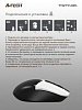 Мышь A4Tech Fstyler FG12S Panda белый/черный оптическая (1200dpi) silent беспроводная USB (3but)