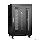CABEUS ND-05C-18U60/100-BK ШКАФ МОНТАЖНЫЙ ТЕЛЕКОММУНИКАЦИОННЫЙ 19" НАПОЛЬНЫЙ 18U 600X1000X988MM (ШХГХВ) (8531c)
