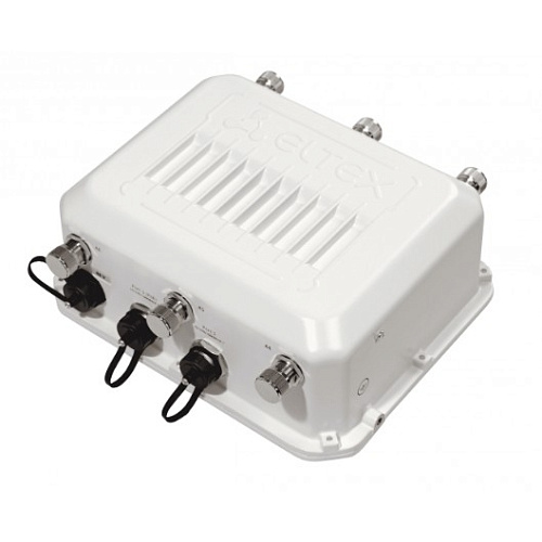 Точка доступа Eltex WOP-12ac 802.11 ac (5G WiFi), 2.4/5GHz; 3х3 MIMO; 2 порта 10/100/1000 Base-T, 6 разъемов N-типа для подключения внешних антенн, 48