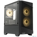 Case HSPD M330, Mesh Mini-tower, Black, TG, 0.6 SPCC, 3x120mm ARGB (M11-120) mATX, mITX 175/330/160mm 2x2.5", 2x3.5", 4xPCI 1xUSB-A 3.0, 2xUSB-A1.0 36