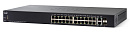 Коммутатор CISCO [SG250-26HP-K9-EU] SB SG250-26HP 26-port Gigabit PoE Switch