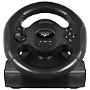 SVEN GC-W300 Руль (педали, вибро, лепестки, D-pad, 10 кл, резин. вставки, PC, цифр. и аналог.) [SV-017934]