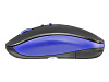 Мышь Оклик 595MB черный/синий оптическая (1600dpi) беспроводная BT для ноутбука (5but)