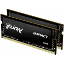 Kingston DRAM 16GB 2666MHz DDR4 CL15 SODIMM (Kit of 2) FURY Impact KF426S15IBK2/16
