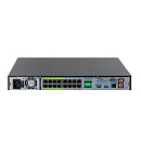 DAHUA DHI-NVR5216-16P-XI 16-канальный IP-видеорегистратор с PoE, 4K, H.265+, видеоаналитика, входящий поток до 384Мбит/с, 2 SATA III до 20Тбайт