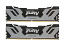 Оперативная память Kingston 32GB 8000MT/s DDR5 CL38 DIMM (Kit of 2) FURY Renegade Silver XMP