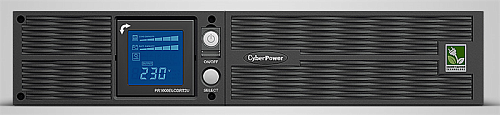 CyberPower PR1000ELCDRT2UA Line-Interactive 1000VA/900W USB/RS-232/Dry/EPO/SNMPslot/RJ11/45 (8 IEC С13)