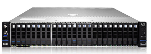 SNR-SR2325RS Rack 2U,2xXeon FCLGA4189(upto TDP 270),32xDDR4/3200MHz(upto 12TB),25xHDD SFF SATA/SAS,noRAID,3xPCix8 riser,2x1GBaseT,2x800W,Rails (SL201-
