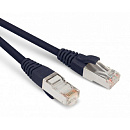Hyperline PC-LPM-SFTP-RJ45-RJ45-C6-1M-LSZH-BK Патч-корд SF/UTP, экранированный, Cat.6, LSZH, 1 м, черный