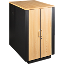 Шкаф Шкаф LANMASTER SOUNDPROOF звукоизолированный 24U 750x1130 мм, отделка под дерево, цвет лиственница