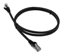 Коммутационный шнур Патч-корд LANMASTER LSZH FTP кат.6, 1.5 м, черный