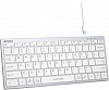 Клавиатура A4Tech Fstyler FX51 белый USB slim Multimedia (FX51 WHITE)