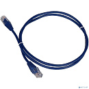 Патч-корд LANMASTER вилка RJ-45, вилка RJ-45, кат.5е, ПВХ, 0.3м, синий [twt-45-45-0.3-bl]