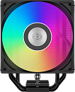 Кулер для процессора PCCooler RT500 Digital ARGB BK, 120mm FAN, 5 HEAT PIPES, 4-PIN PWM, 500-2200 RPM, 34.9 DBA, HYDRO BEARING, LED temp., LGA 1851/17