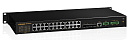Коммутатор 2 уровня с 4 слотами 100Base-X SFP, с 24 портами 10/100Base-T(X), один вход питания 24-48 пост. тока (18-72 пост. тока)