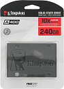 Твердотельный накопитель Kingston SSD 240GB SA400S37/240G 2.5" 7mm, SATA3, 3D TLC (12мес)