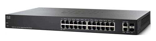 Коммутатор CISCO [SG220-26-K9-EU] SB [SG220-26] Управляемый (Layer 2), 24x GLAN, 2x SFP COMBO