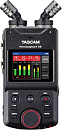 Рекордер мобильный [PORTACAPTUREX6] Tascam [Portacapture X6] 6-канальный, АЦП/ЦАП: 24 бит/96 кГц, 20-20000 Гц, THD: 0,006%, 112 дБ, микрофоны: 2 х все