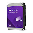 Жесткий диск Western Digital Purple HDD 3.5" SATA 1TB, IntelliPower, 64MB buffer (DV&NVR), WD11PURZ, 1 year (царапины, потертости, следы установки)