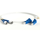 Кабельная сборка Hyperline FC-D2-9A1-FC/UR-LC/UR-H-3M-LSZH-WH Патч-корд волоконно-оптический (шнур) SM 9/125 (G.657), FC/UPC-LC/UPC, 2.0 мм, duplex, L