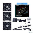Lian Li G99.12RTL3B.R0 Комплект вентиляторов (3шт.) UNI FAN TL LED 120 Reverse Black /12RTL3B/ 120х124х28мм (PWM, ARGB, 200-2600 об/мин, 33dBa)