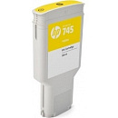 HP F9K02A Картридж №745, Yellow {HP Designjet (300ml)}