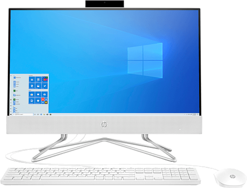 HP 22-df0013ur NT 21.5" FHD(1920x1080) Celeron J4025, 4GB DDR4 2400 (1x4GB), HDD 1Tb, Intel Internal Graphics, noDVD, kbd&mouse wired, HD Webcam, Snow