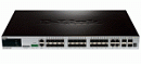 Коммутатор D-LINK DGS-3420-28SC/B1A, PROJ L3 Managed Switch with 20 100/1000Base-X SFP ports and 4 100/1000Base-T/SFP combo-ports and 4 10GBase-X SFP+ ports.16K