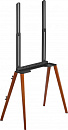 Подставка для телевизора Cactus CS-ST3644BKWN черный/орех 43"-65" макс.40кг напольный
