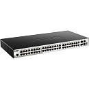 Коммутатор D-LINK Коммутатор/ DGS-1510-52X SmartPro L2+ Stackable Switch 48x1000Base-T, 4x10GBase-X SFP+, CLI, RJ45 Console