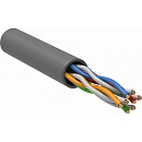 ITK LC1-C5E04-121 Витая пара U/UTP кат.5E 4 x 2 х 24AWG (0,51 мм) LSZH серый (305м)