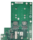Модуль расширения (2 x M.2 ключ B + 1 x M.2 ключ А + 1 x Mini PCIe) TXIOB-XM81-A