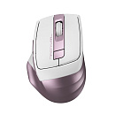 Мышь A4Tech Fstyler FG35 розовый/белый оптическая (2000dpi) беспроводная USB (6but)