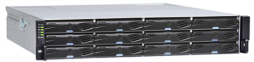 Infortrend EonStor DS1000 Gen2 2U/12bay/Dual controller 2x12Gb SAS EXP/8x1G iSCSI + 2x host board slot(s)/2x2GB/2x(PSU+FAN)/2x (Super capacitor+Flash)
