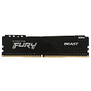 Модуль памяти Kingston 8GB DDR4 3200 DIMM FURY Beast Black Gaming Memory KF432C16BB/8WP Non-ECC, CL16, 1.35V,