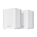 роутер ASUS BD4(W-2-PK)//2 access point /802.11b/g/n/ac/ax/be, 688 + 2882Mbps, 2,4 + 5 gGz, white