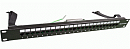 Патч-панель TELCO, 19", 1U, 24 порта RJ-45, контакты 45