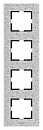 Рамка Panasonic Karre Plus WKTF08143CD-RU 4x вертикальный монтаж камень сумеречный (упак.:1шт)