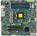 Системная плата MB Supermicro X11SCH-LN4F-O, 1xLGA 1151, E-2100/2200, C246, 4xDDR4 Up to 128GB Unbuffered ECC/non-ECC UDIMM, 1 PCI-E 3.0 x8 (in x16)