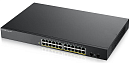 Коммутатор Smart L2 коммутатор PoE+ Zyxel GS1900-24HPv2, rack 19", 24xGE PoE+, 2xSFP, бюджет PoE 170 Вт