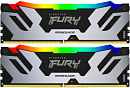 Память DDR5 2x32GB 6400MHz Kingston KF564C32RSAK2-64 Fury Renegade XMP RGB RTL Gaming PC5-51200 CL32 DIMM 288-pin 1.4В kit dual rank с радиатором Ret
