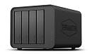 Система хранения данных TerraMaster D4-320 DAS tower/JBOD,RAID0,1/up to 4 SATA(3,5' or 2,5')/1xUSB3.1 Type-C gen2/1xPS/1YW (незначительное повреждение