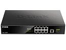 D-Link Unmanaged Switch 9x1000Base-T (8x1000Base-T PoE), 1x1000Base-X SFP, PoE Budget 125W, metal case
