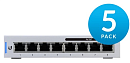 Коммутатор UBIQUITI UniFi Switch 8-60W (5-pack)