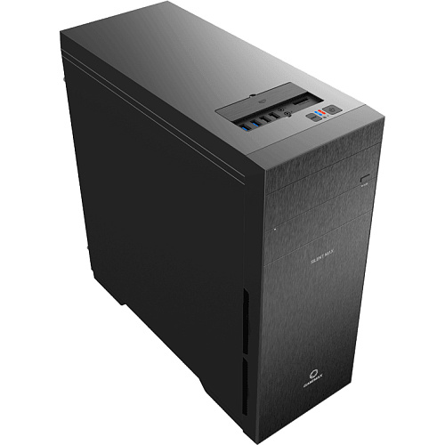 Компьютерный корпус, без блока питания ATX/ Gamemax Silent Max ATX case, black, w/o PSU, w/2xUSB3.0+2xUSB2.0, w/2x12cm top fans (GMX-WFBK), w/2x12cm