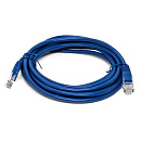 Filum FL-U6-3M-BL Кабель патч-корд, U/UTP 6 cat. 3м, 26AWG(7x0.16 мм), омедненный алюминий (CCA), PVC, синий (873019)